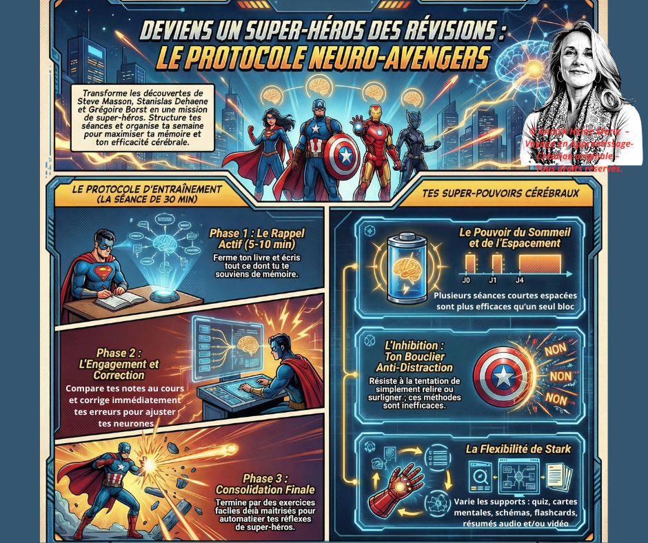 Apprendre à réviser comme un neuro-avenger !